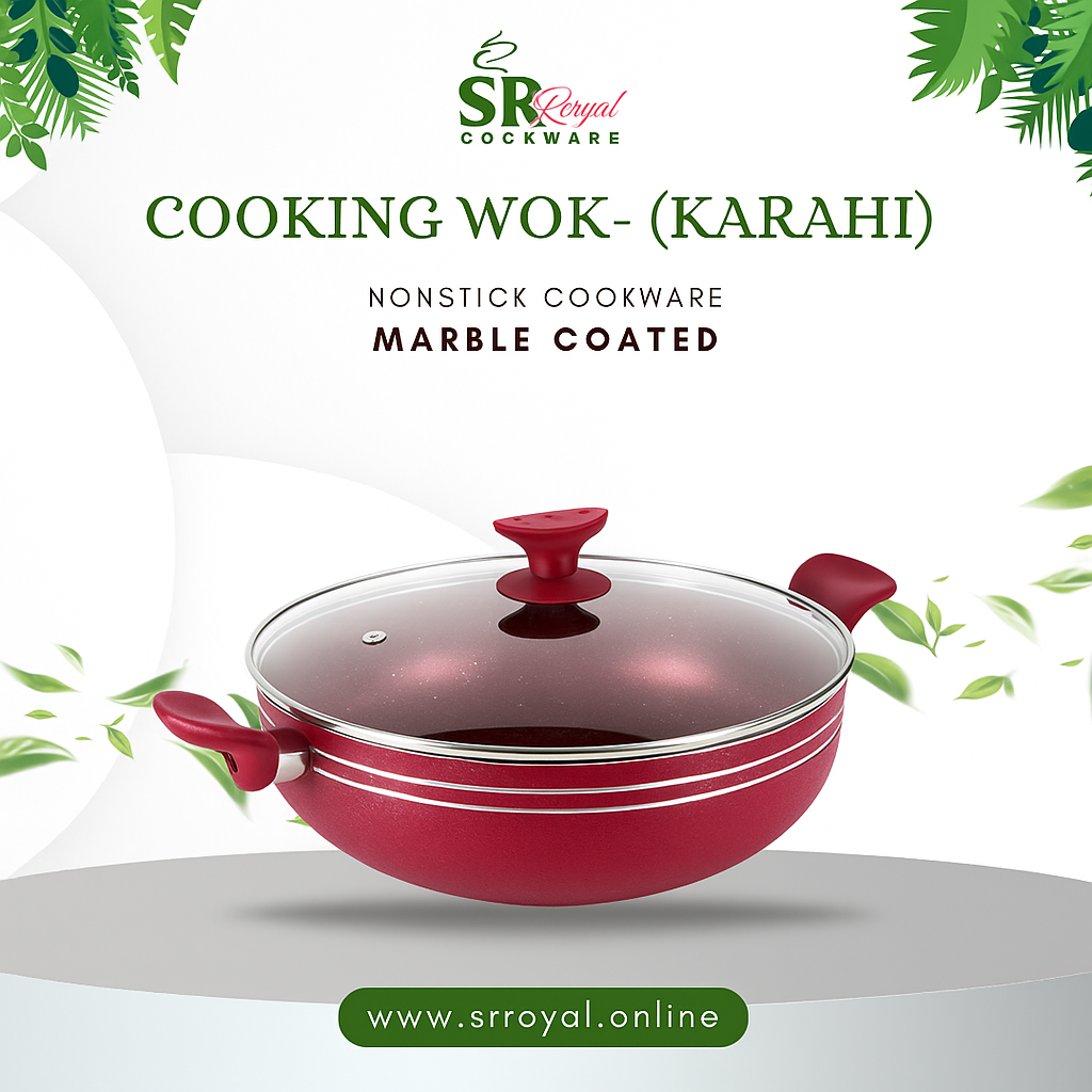 Royal Wok (Karahi) - Glass Lid