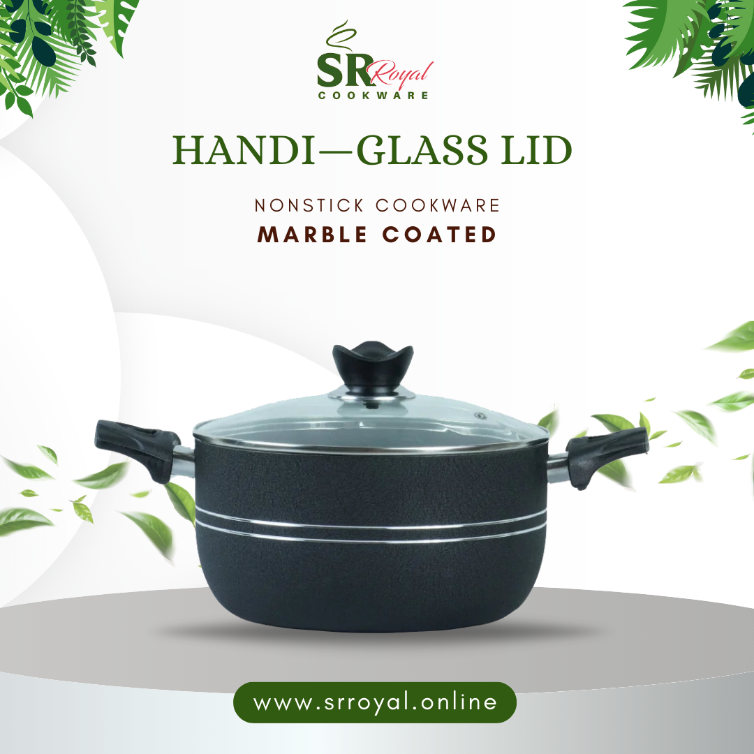 Royal Non-Stick Casserole (Handi) - Glass Lid