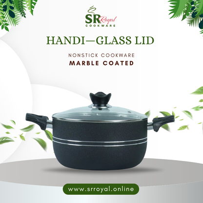 Royal Non-Stick Casserole (Handi) - Glass Lid