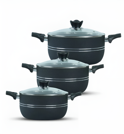 Royal Non-Stick Casserole (Handi) - Glass Lid